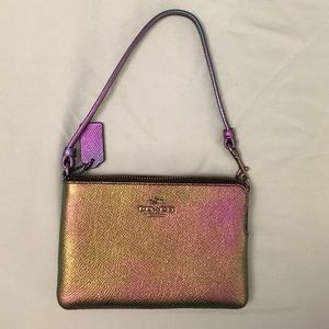 Coach Corner Zip Wristlet